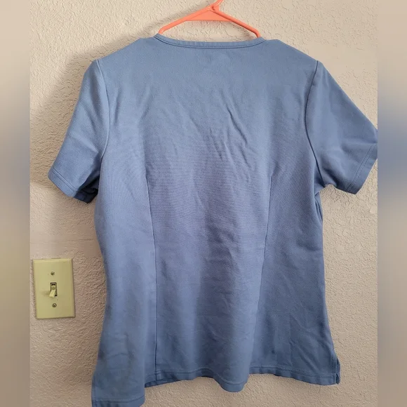 Jaanuu Scrub Set in Ceil Blue - Picture 2 of 5